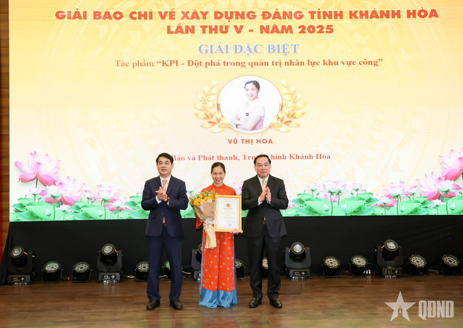 Khánh Hòa: Trao 31 giải thưởng Báo chí về xây dựng Đảng lần thứ V